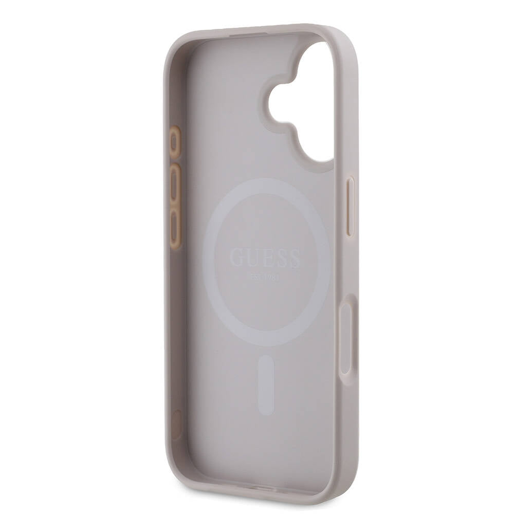 Guess iPhone 16 Orjinal Lisanslı Magsafe Şarj Özellikli 4G Desenli Yazı Logolu Peony Telefon Kılıfı - 7 Guess iPhone 16 Orjinal Lisanslı Magsafe Şarj Özellikli 4G Desenli Yazı Logolu Peony Telefon Kılıfı - 7